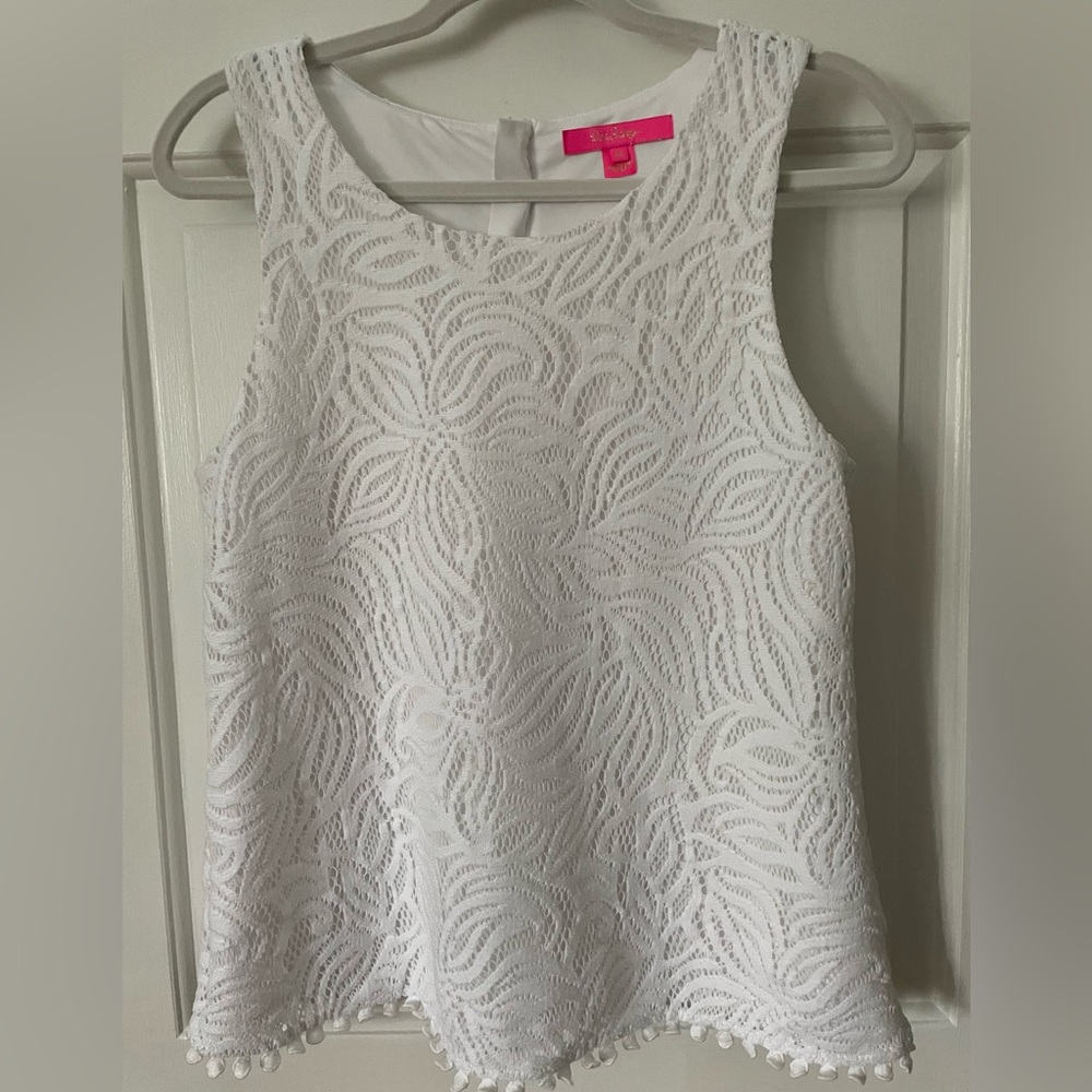 Lilly Pulitzer Lined Laced M Top